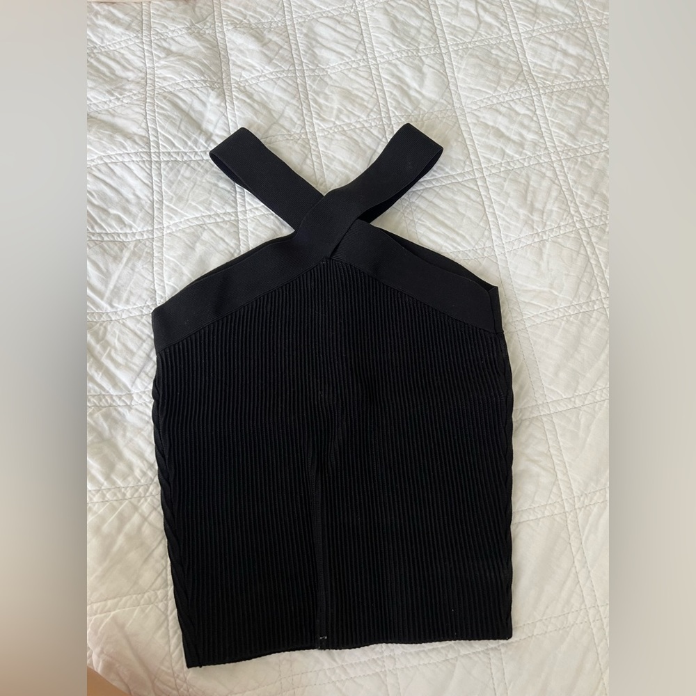 Babaton Knit Criss Cross Tank